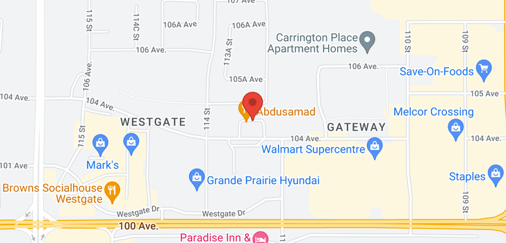 map of 306 11230 104 AVE